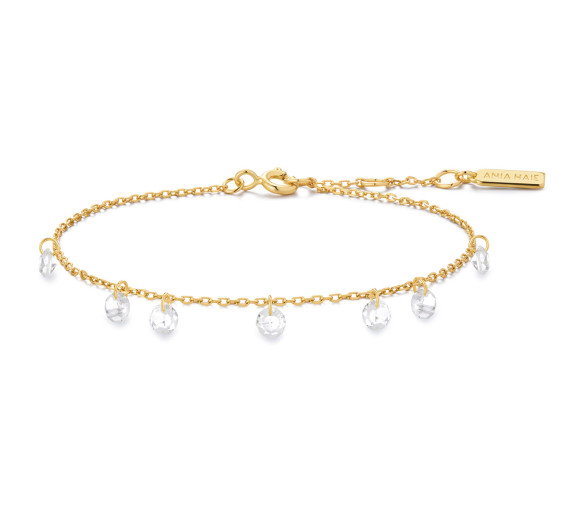 Luxoia - Ania Haie Gold Droplet Station Armband - B074-05G