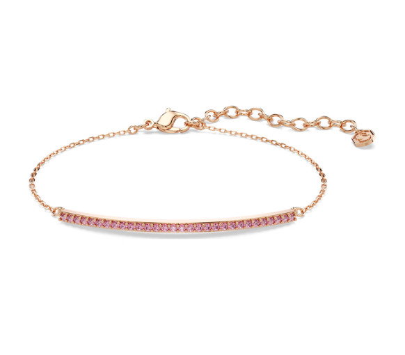 Luxoia - Swarovski Braccialetto Only Taglio Round Rosa Finitura oro rosa 18K - 5757999