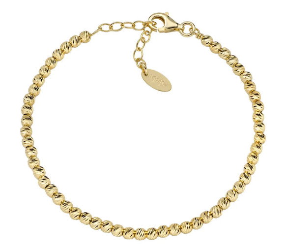 Luxoia - Amen Diamond Cut Beads Armband - BRDI30G