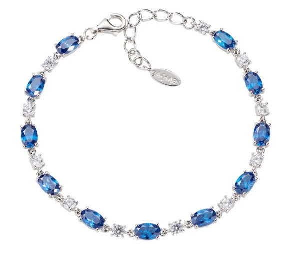 Luxoia - Amen Oval Cut Tennis Armband - BT2OVBBLBZ16