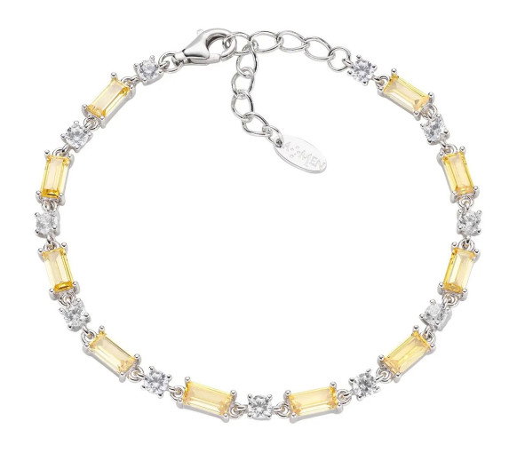 Luxoia - Amen Baguette Cut Tennis Armband - BT2REBGBZ16