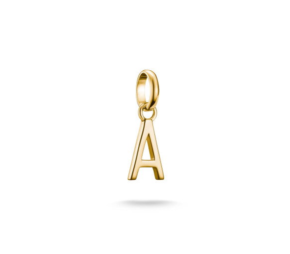 Luxoia - Thomas Sabo Charm-Anhänger Buchstabe A Connect vergoldet - CC1207-413-39