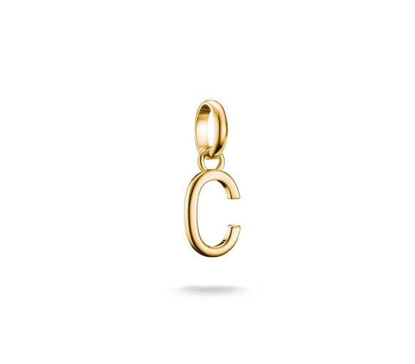 Luxoia - Thomas Sabo Charm-Anhänger Buchstabe C Connect vergoldet - CC1209-413-39