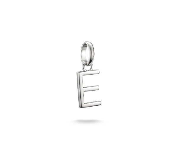 Luxoia - Thomas Sabo Charm-Anhänger Buchstabe E Connect Silber - CC1211-001-21