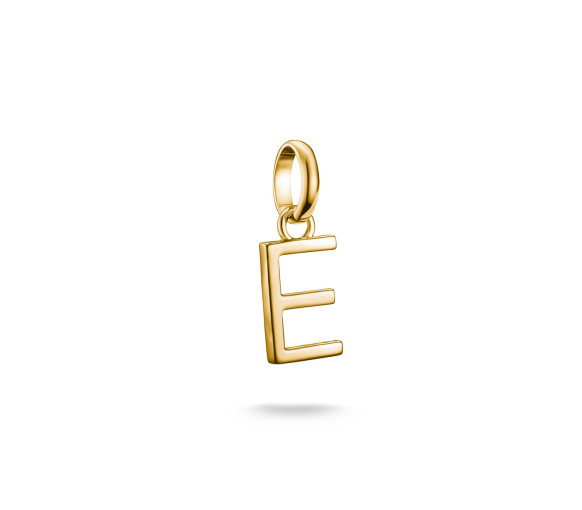 Luxoia - Thomas Sabo Charm-Anhänger Buchstabe E Connect vergoldet - CC1211-413-39