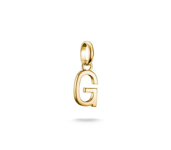 Luxoia - Thomas Sabo Charm-Anhänger Buchstabe G Connect vergoldet - CC1213-413-39