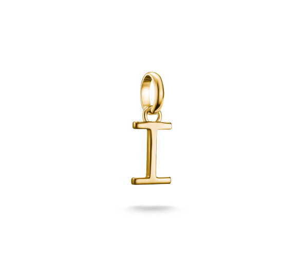 Luxoia - Thomas Sabo Charm-Anhänger Buchstabe I Connect vergoldet - CC1215-413-39