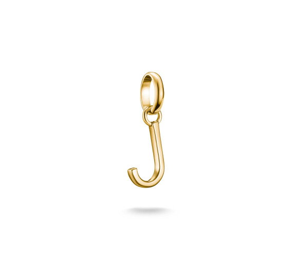Luxoia - Thomas Sabo Charm-Anhänger Buchstabe J Connect vergoldet - CC1216-413-39