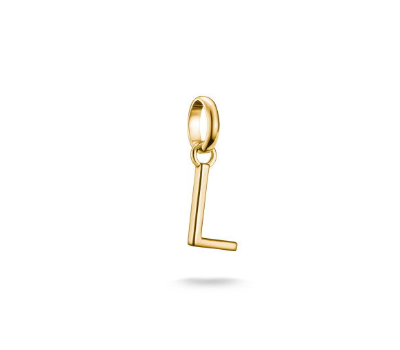 Luxoia - Thomas Sabo Charm-Anhänger Buchstabe L Connect vergoldet - CC1218-413-39