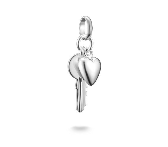 Luxoia - Thomas Sabo Charm-Anhänger Schlüssel mit Herz Connect Silber - CC1233-001-21