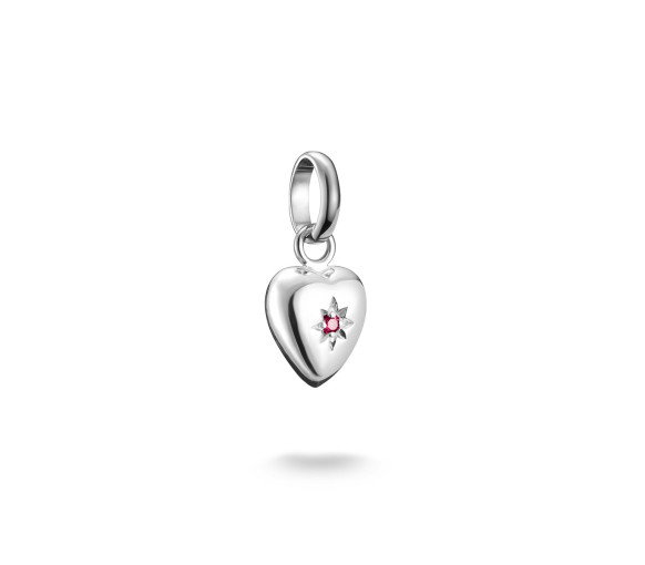 Luxoia - Thomas Sabo Charm-Anhänger Herz mit Stern Connect Silber - CC1234-011-10