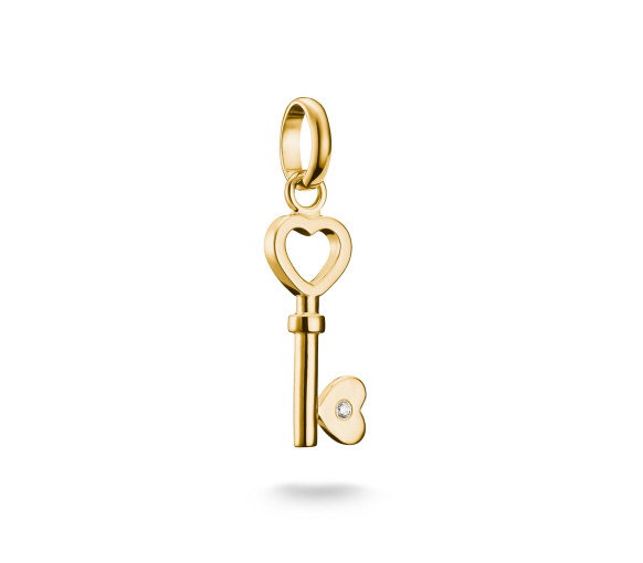 Luxoia - Thomas Sabo Charm-Anhänger Liebesschlüssel Connect vergoldet - CC1241-414-14