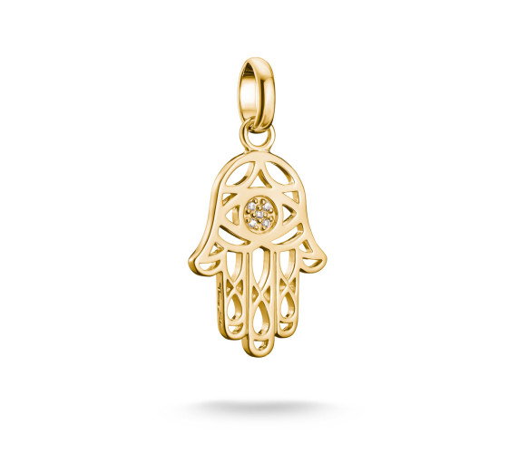 Luxoia - Thomas Sabo Charm-Anhänger Hamsa Connect vergoldet - CC1243-414-14