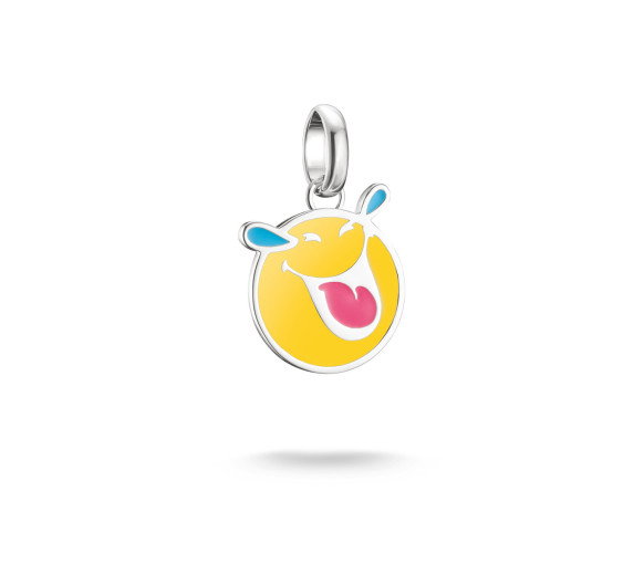 Luxoia - Thomas Sabo Smiley World Laughing Charm-Anhänger Connect Silber - CC1295-664-7