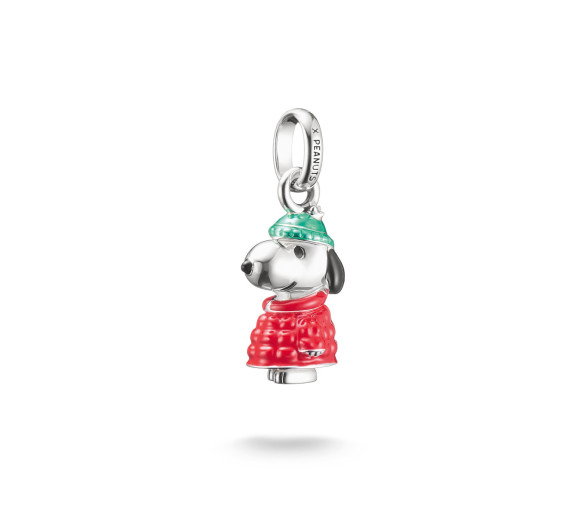 Luxoia - Thomas Sabo Charm-Anhänger Snoopy Winterjacke PEANUTS Connect Silber - CC1309-664-7