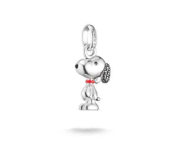 Luxoia - Thomas Sabo Charm-Anhänger Snoopy Pavé PEANUTS Connect Silber - CC1310-691-11