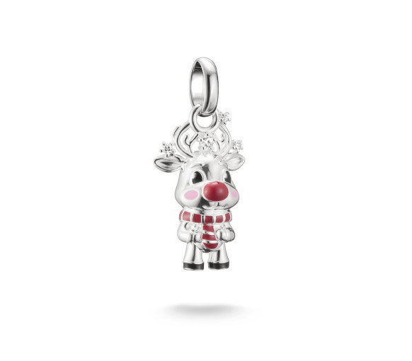 Luxoia - Thomas Sabo Charm-Anhänger Rentier Connect Silber - CC1322-041-10