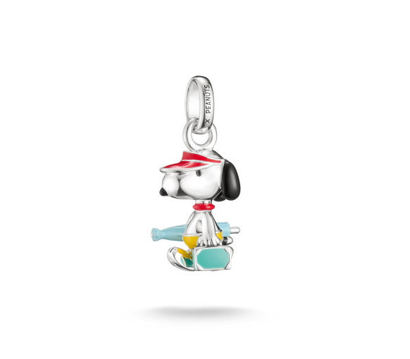 Luxoia - Thomas Sabo Peanuts Charm Snoopy avec valise Connect - CC1345-664-7