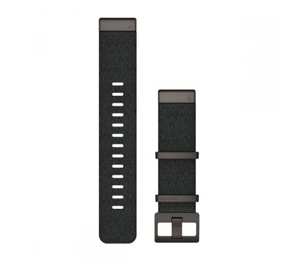 Luxoia - Garmin MARQ QuickFit 22 Jacquard Weave Nylon Black Band - 010-12738-03
