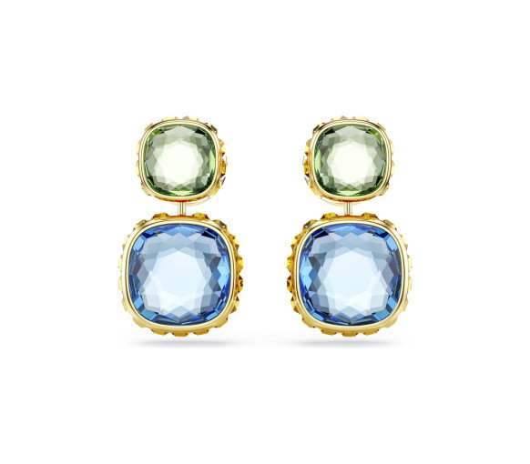 Luxoia - Swarovski Chroma Drop Ohrhänger Kissenschliff Mehrfarbig Goldlegierungsschicht - 5692492