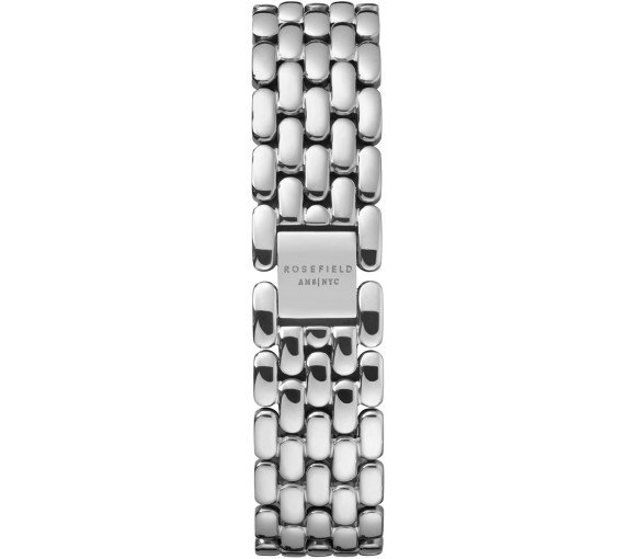 Luxoia - Rosefield Silbernes Uhrenband (16 mm) - CNSS-S201