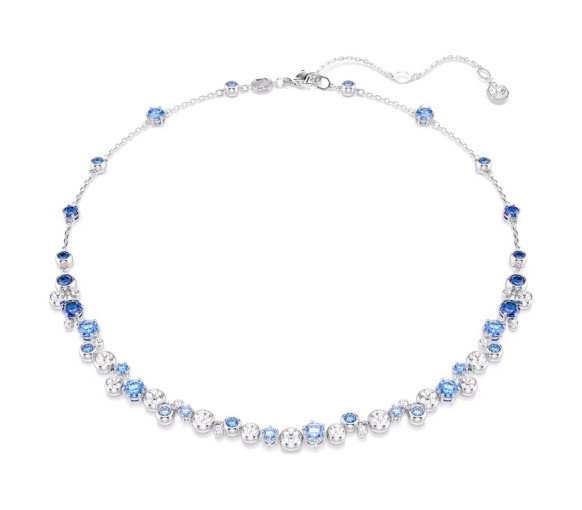 Luxoia - Swarovski Constella Necklace Mixed cuts Blue Rhodium plated - 5732255