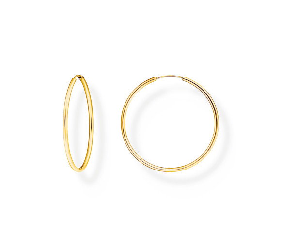 Luxoia - Thomas Sabo Creolen mittelgross vergoldet - CR728-413-39