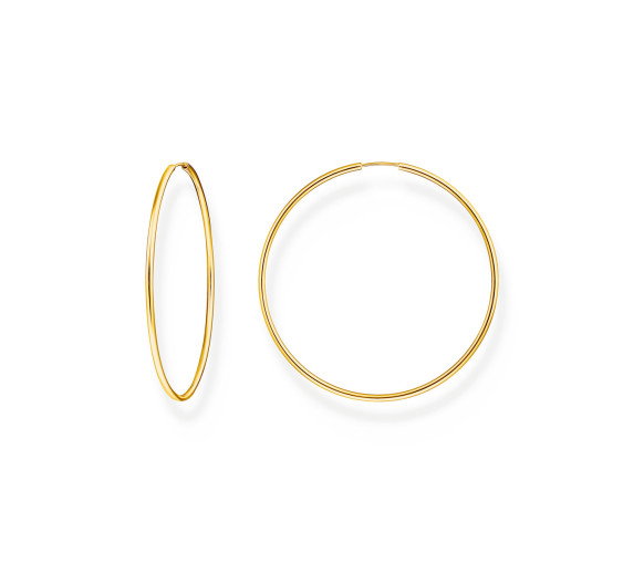 Luxoia - Thomas Sabo Creolen gross vergoldet - CR729-413-39