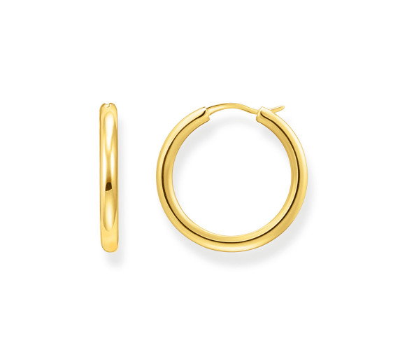 Luxoia - Thomas Sabo Creolen mit klassisch elegantem Design vergoldet - CR745-413-39