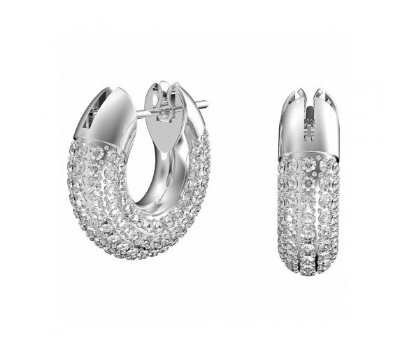 Luxoia - Swarovski Dextera Kreolen Klein Weiss - 5618306