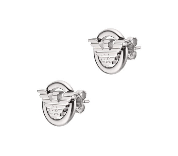 Luxoia - Emporio Armani Clous d’oreilles Eagle Logo - EGS3238040