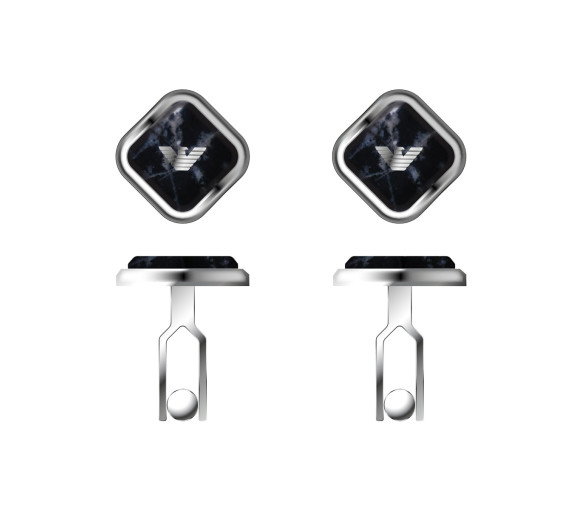 Luxoia - Emporio Armani Boutons de manchett Eagle Logo - EGS3385040