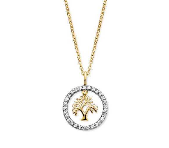 Luxoia - Engelsrufer Halskette Lebensbaum - ERN-LILTREE-ZI-G