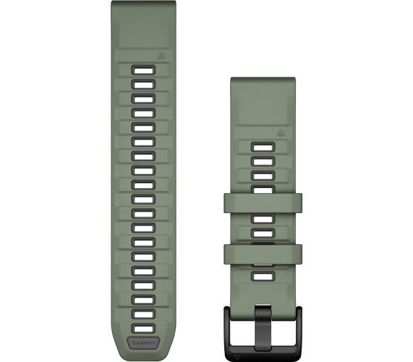 Luxoia - Garmin QuickFit 22 Willow Graphite Silicone Band - 010-13392-04