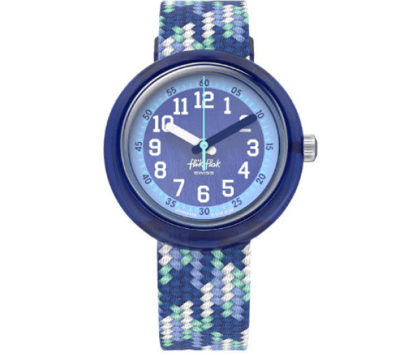 Luxoia - Flik Flak Braid In Blue - FPNP169