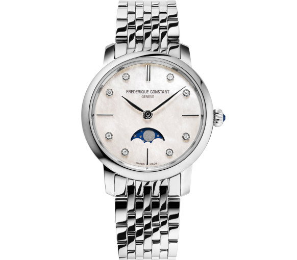 Luxoia - Frederique Constant Slimline Ladies Moonphase - FC-206MPWD1S6B