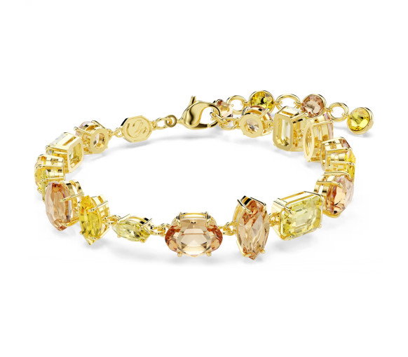 Luxoia - Swarovski Braccialetto Gema Taglio misto Giallo Finitura oro 18K - 5754260