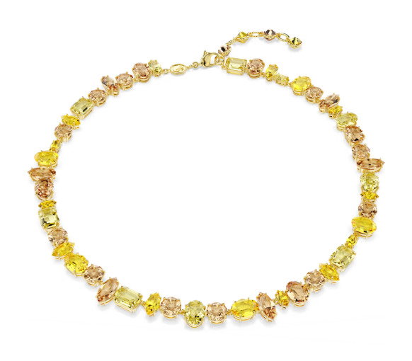 Luxoia - Swarovski Collana Gema Taglio misto Giallo Finitura oro 18K - 5754259