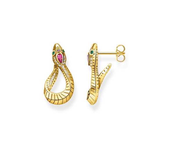 Luxoia - Thomas Sabo Ohrringe Schlange Gold - H2123-488-7