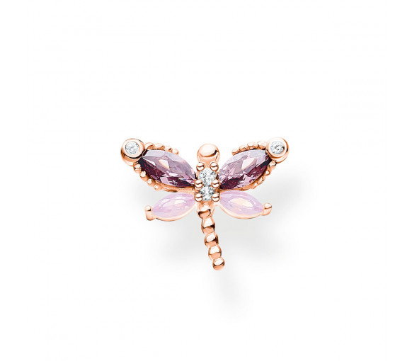 Luxoia - Thomas Sabo Einzel Libelle mit Steine Ohrstecker - H2188-321-7