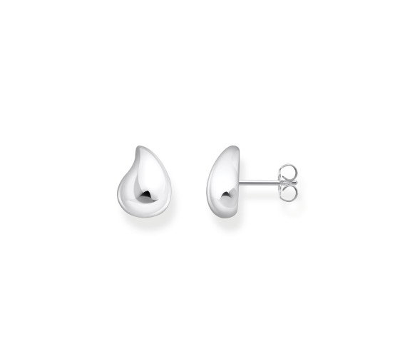 Luxoia - Thomas Sabo Tropfen Ohrstecker mit organischer Form Silber - H2303-001-21