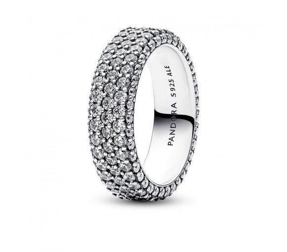 Luxoia - Pandora Timeless Dreireihiger Pavé Ring - 192634C01