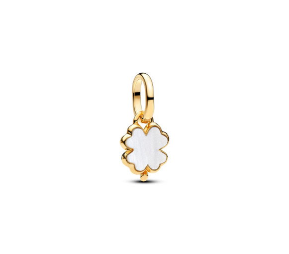 Luxoia - Pandora White Lucky Clover Dangle Charm - 764564C01