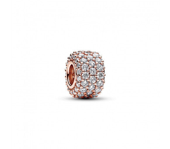 Luxoia - Pandora Funkelndes Dreireihiges Pavé Charm - 782820C01