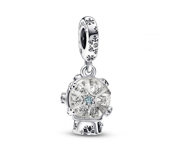 Luxoia - Pandora Schneeflocke Schneekugel Charm - 792369C01