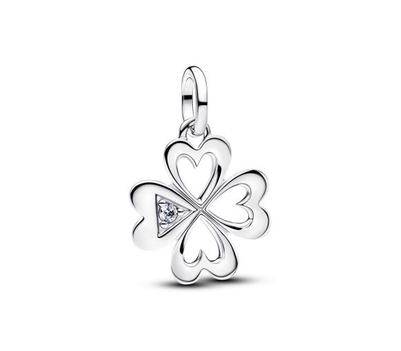 Luxoia - Pandora Heart Four-Leaf Clover Medallion Charm - 793034C01
