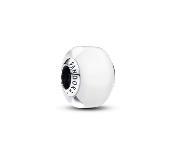 Luxoia - Pandora Weisses Murano Glas Mini Charm - 793118C00
