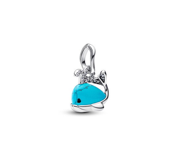 Luxoia - Pandora Türkisfarbener Wal Charm Anhänger - 793822C01