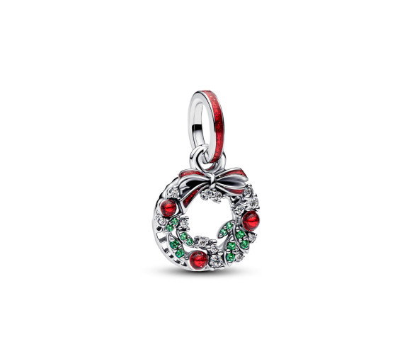 Luxoia - Pandora Weihnachtskranz Doppelter Charm - 794238C01