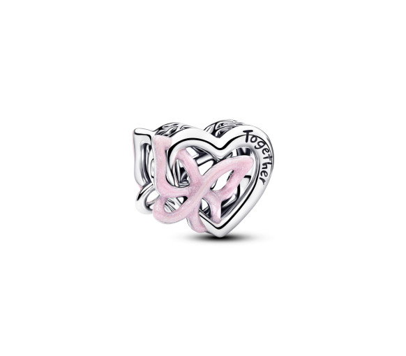 Luxoia - Pandora Charm Openwork Cuore e Farfalla - 794475C01